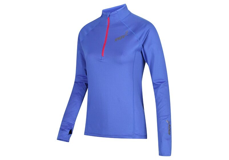 Inov-8 Long Sleeve Half Zip Womens Mid Layer Blue Philippines 83791OEZK